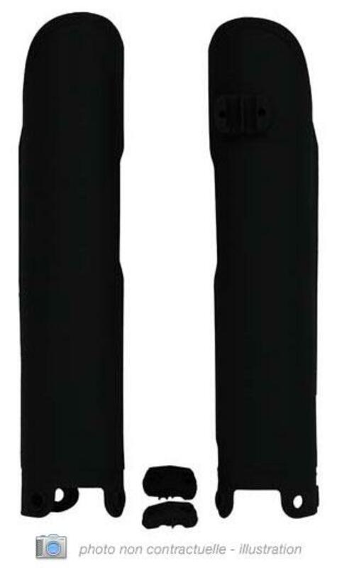 Protectores de horquilla RACETECH - negro RACETECH R-PSHSQNR0011