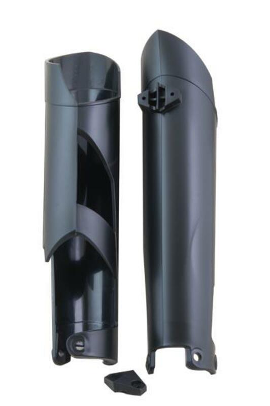 Protectores de horquilla RACETECH - negro RACETECH R-PSKTMNR0008