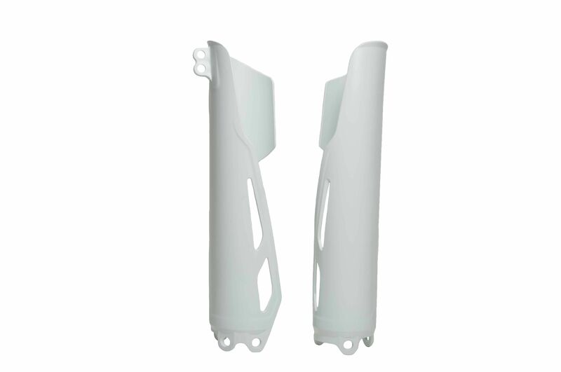 Protectores de horquilla RACETECH - blanco RACETECH R-PSCRFBN0019