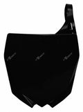 Portanúmeros delantero RACETECH Negro Yamaha RACETECH R-TBYZFNR0010