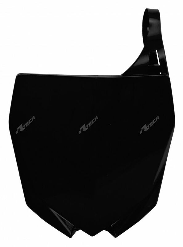 Portanúmeros delantero RACETECH Negro Yamaha RACETECH R-TBYZFNR0010