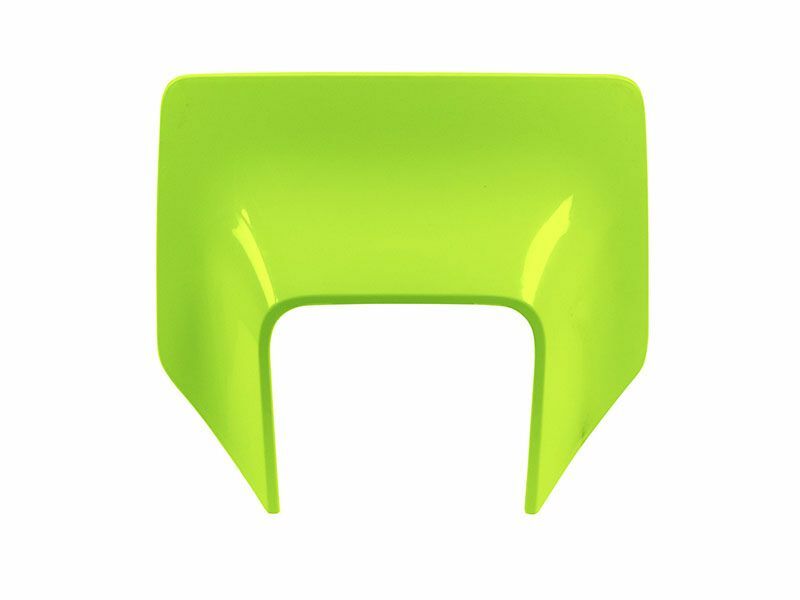 Portanúmeros delantero RACETECH Amarillo Neón Husqvarna TE / FE RACETECH R-MASKHSQGF17
