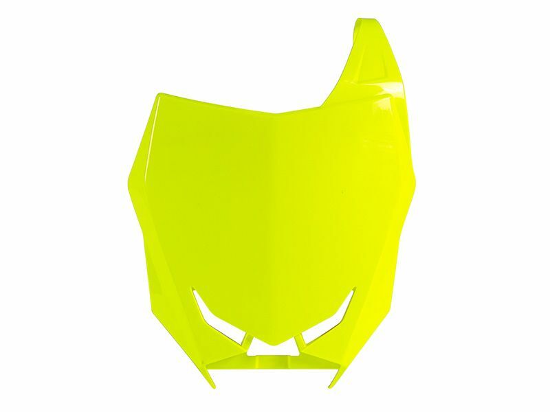 Portanúmeros delantero RACETECH Amarillo Neón Suzuki RM-Z450 RACETECH R-TBRMZGF0018