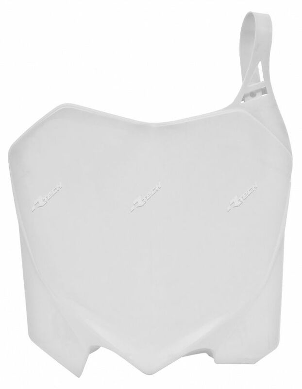 Portanúmeros delantero RACETECH Blanco Honda CRF250R / 450R RACETECH R-TBCRFBN0009