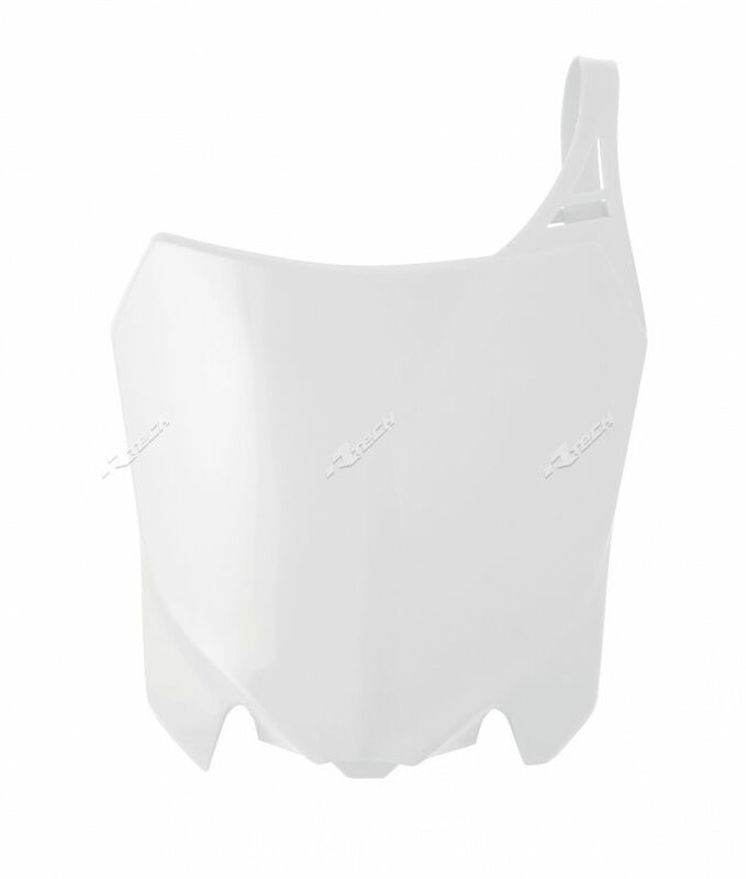 Portanúmeros delantero RACETECH Blanco Honda CRF250R / 450R RACETECH R-TBCRFBN0013