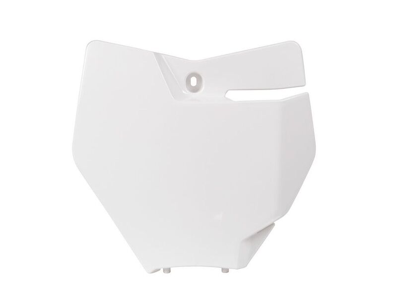 Portanúmeros delantero RACETECH Blanco KTM RACETECH R-TBKTMBN0016