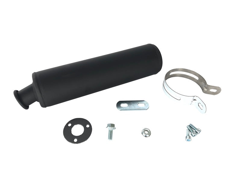 Silencioso TECNIUM acero negro Derbi / Gilera / Aprilia TECNIUM 27249
