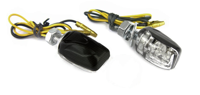 Juego de intermitentes BIHR Micro LED carbono M6 BIHR 6P199T0KAB