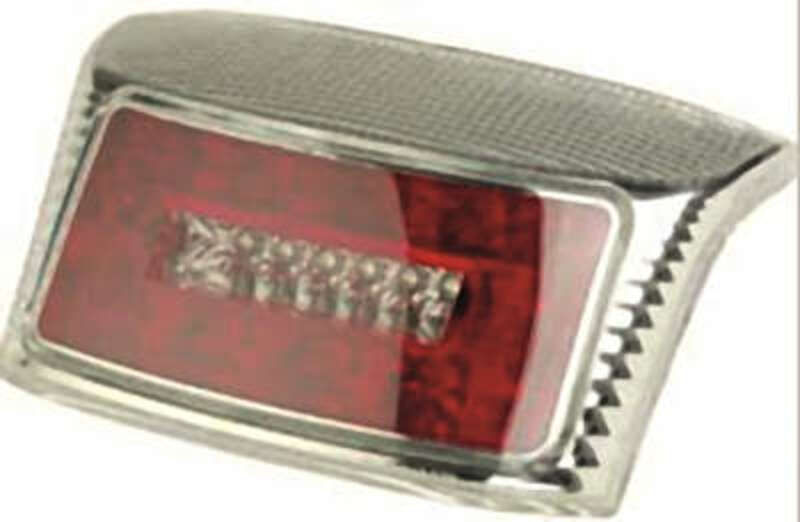 Piloto trasero V PARTS LED tipo R8 cromado MBK/Yamaha V PARTS 6F1B1R0S2B