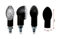 BIHR Oval LED Indicators Black Universal BIHR 003-7