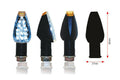 BIHR Design LED Indicators Short Black Universal BIHR 008-1