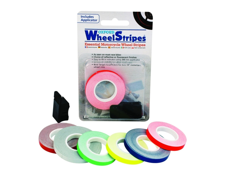 OXFORD Wheel Stripes Reflective White 7mm x 6m OXFORD OF619