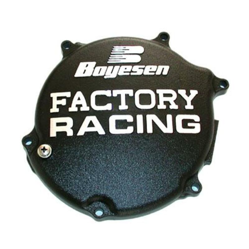 Tapa de embrague BOYESEN Factory Racing Negra Kawasaki KX125 BOYESEN CC-11AB