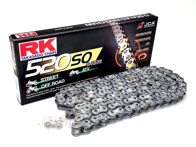Cadena RK 520SO con 90 eslabones negro RK 520SO-90