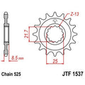 Piñón con goma anti-ruido JT SPROCKETS acero 1537 - 525 JT SPROCKETS JTF1537.16RB