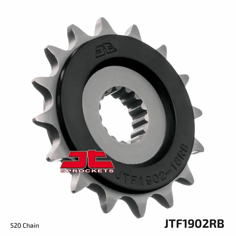 Piñón con goma anti-ruido JT SPROCKETS acero 1902 - 520 JT SPROCKETS JTF1902.15RB