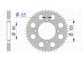 Corona AFAM aluminio ultraligera 11110 - Paso 428 AFAM 11110-50