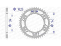 Corona AFAM aluminio ultraligera 11618 - Paso 520 AFAM 11618-48