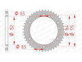 Corona AFAM acero estándar 12500 - Paso 520 AFAM 12500-47