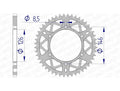 Corona AFAM aluminio ultraligera autolimpiable 15203 - Paso 520 AFAM 15203+51