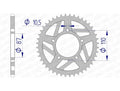 Corona AFAM aluminio 15405 - Paso 520 AFAM 15405-48