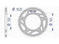 Corona AFAM aluminio 15605 - Paso 520 AFAM 15605-43