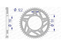 Corona AFAM aluminio 165800 - Paso 525 AFAM 165800-46