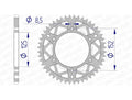 Corona AFAM aluminio ultraligera autolimpiable 39300 - Paso 520 AFAM 39300+48