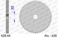 Corona AFAM aluminio 428 - Paso 428 AFAM 428-44