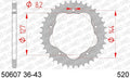 Corona AFAM acero estándar 50607 - Paso 520 AFAM 50607-41