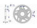 Corona AFAM aluminio 72103 - Paso 415 AFAM 72103N-44