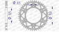 Corona AFAM aluminio ultraligera autolimpiable 72304 - Paso 520 AFAM 72304+50