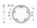 Corona AFAM aluminio 93836 - Paso 525 AFAM 93836-43