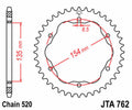 Corona JT SPROCKETS aluminio ultraligera 762 - Paso 520 JT SPROCKETS JTA762.38