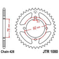 Corona JT 1080 de acero con 39 dientes JT SPROCKETS JTR1080.39