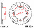 Corona JT SPROCKETS acero estándar 1214 - Paso 420 JT SPROCKETS JTR1214.36