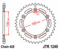 Corona JT SPROCKETS acero estándar 1249 - Paso 428 JT SPROCKETS JTR1249.51