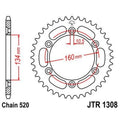 Corona JT 1308 de acero con 40 dientes JT SPROCKETS JTR1308.40