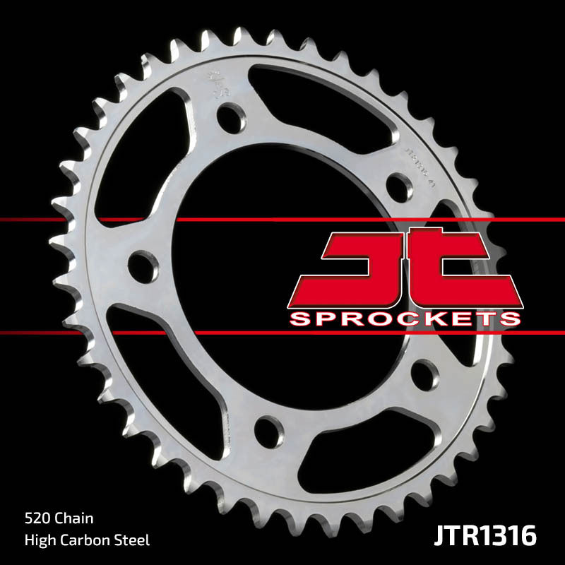 Corona JT SPROCKETS acero estándar 1316 - Paso 520 JT SPROCKETS JTR1316.41