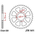 Corona JT 1411 de acero con 50 dientes JT SPROCKETS JTR1411.50
