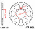 Corona JT 1458 de acero con 40 dientes JT SPROCKETS JTR1458.40