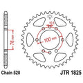 Corona JT 1825 de acero con 43 dientes JT SPROCKETS JTR1825.43