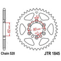 Corona JT 1845 de acero con 37 dientes JT SPROCKETS JTR1845.37