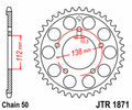 Corona JT SPROCKETS acero estándar 1871 - Paso 530 JT SPROCKETS JTR1871.48