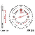 Corona JT 215 de acero con 50 dientes JT SPROCKETS JTR215.50