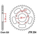Corona JT 254 de acero con 50 dientes JT SPROCKETS JTR254.50