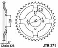 Corona JT SPROCKETS acero estándar 271 - Paso 428 JT SPROCKETS JTR271.50