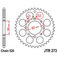 Corona JT 273 de acero con 42 dientes JT SPROCKETS JTR273.42