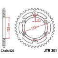 Corona JT 301 de acero con 39 dientes JT SPROCKETS JTR301.39