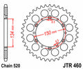Corona JT SPROCKETS acero estándar 460 - Paso 520 JT SPROCKETS JTR460.45